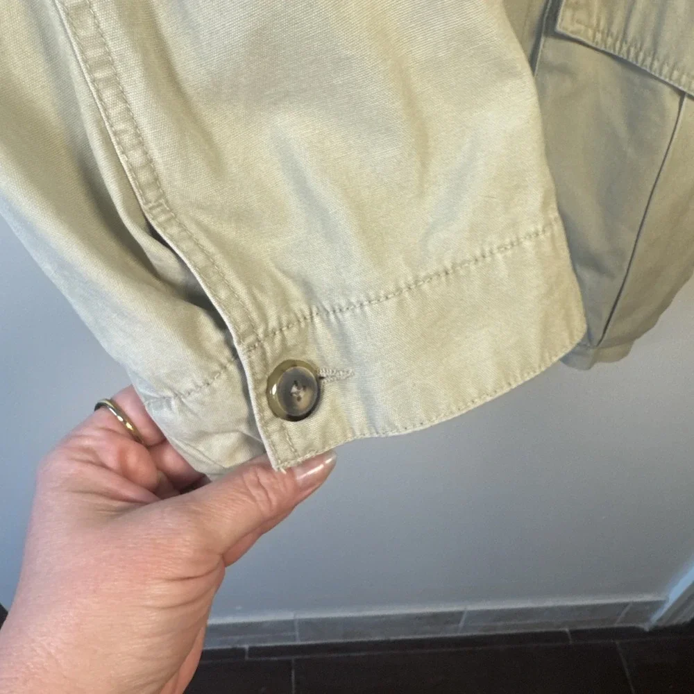 Woodlake Barn Coat Chore Jacket Mens Tan Corduroy Collar Unlined‎ Long Sz Large